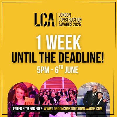 One week to the London Construction Awards deadline - June 6th
