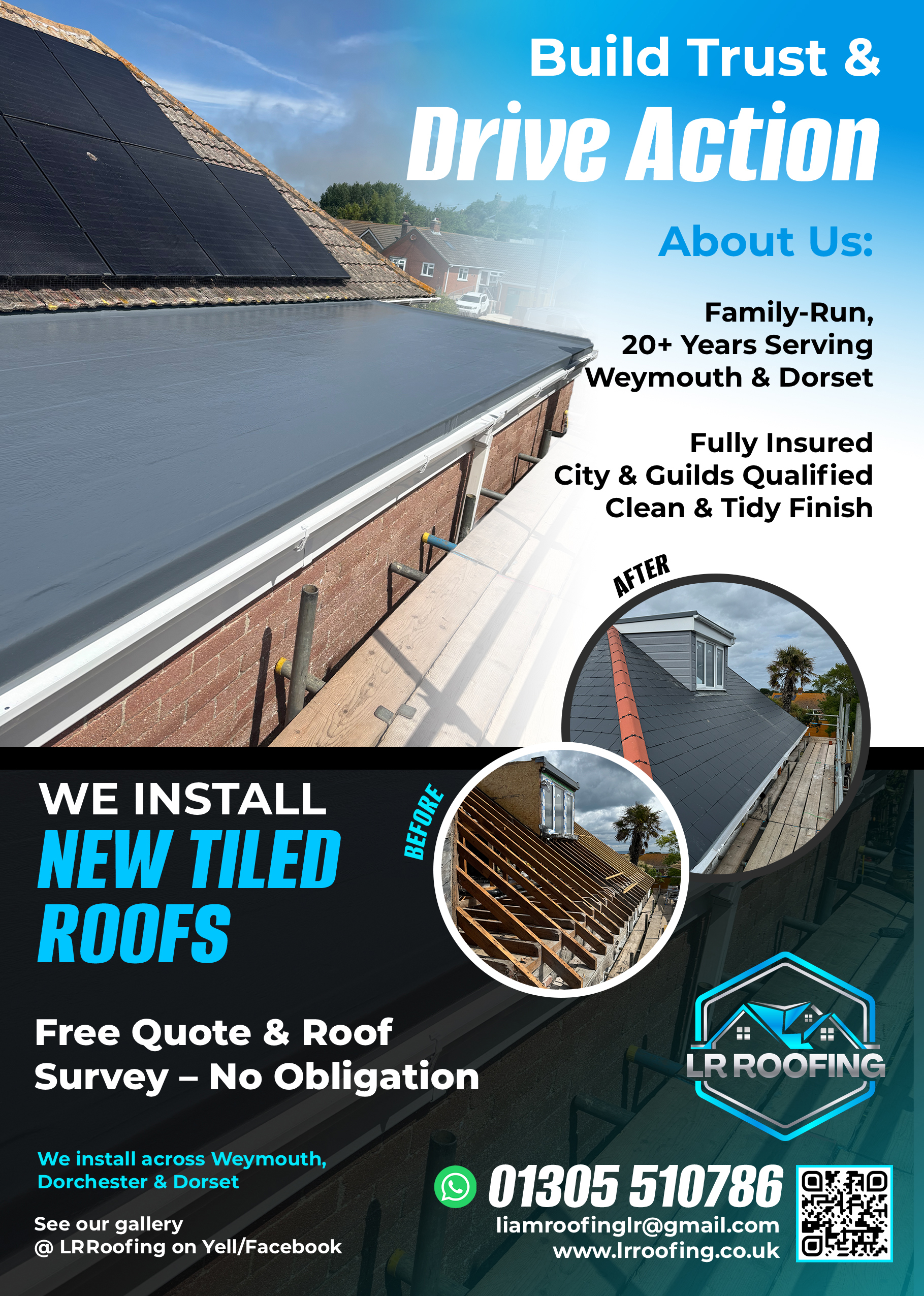 Company LR Roofing. Description and contact information.
