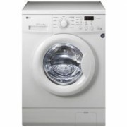 Washing machine F1292LD front LG Smart Diagnosis, SLIM, 1200 rpm, 5 kg, ++, LED, white