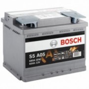 BOSCH Car battery AGM 60 Ah 0092S5A050