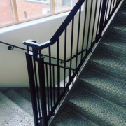 Metal stairs with handrails from the company DDM Fab Ltd