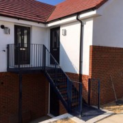 Exterior metal stairs from the company DDM Fab Ltd