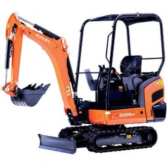 KX015-4 Mini-Digger to hire