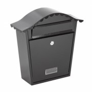 Classic Steel Locking Wall Mounted Mailbox with 2 Keys - Classic Lockable Steel Mail Box with 2 Keys