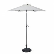 2m Garden Parasol with Crank & Tilt Function - Parasol with Crank & Tilt Function 2m Grey including cover