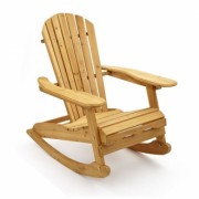 Bowland Adirondack Wooden Rocking Chair for Garden or Patio - Bowland Adirondack Wooden Rocking Chair for Garden or Patio from the company Billyoh