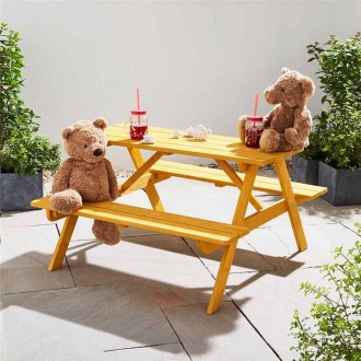 Panda Children's Picnic Table - Children's Garden PANDA Picnic Bench Table set