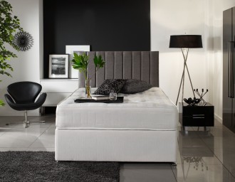 Rio 5ft King Size Zip and Link Bed with Firm Orthopaedic Mattresses